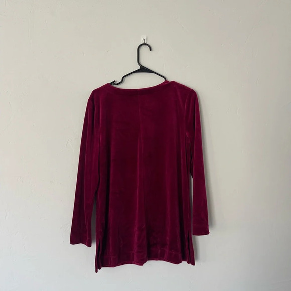 Talbots Velour Tunic Top NWT - Picture 4 of 7